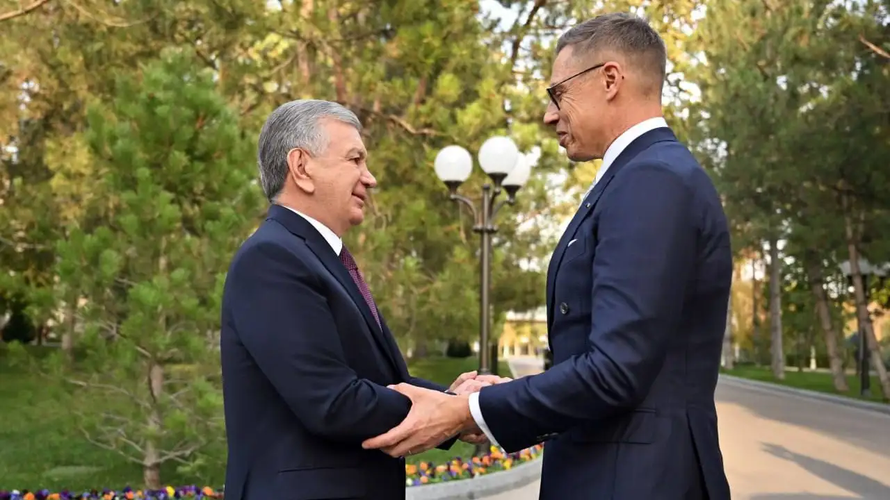 Finlyandiya Prezidentini tantanali kutib olish marosimi bo‘ldi