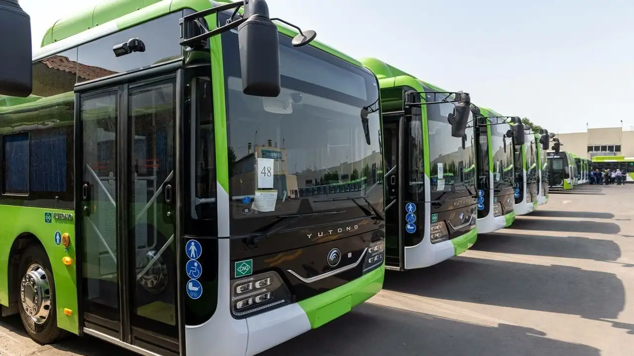 2026 yilda Toshkentga 1000 ta yangi avtobus olib kelinadi