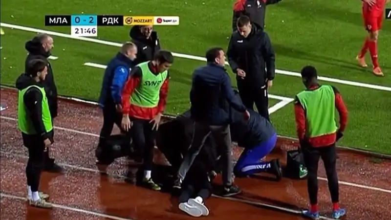 Serbiya Superligasida murabbiy o‘yin vaqtida vafot etdi