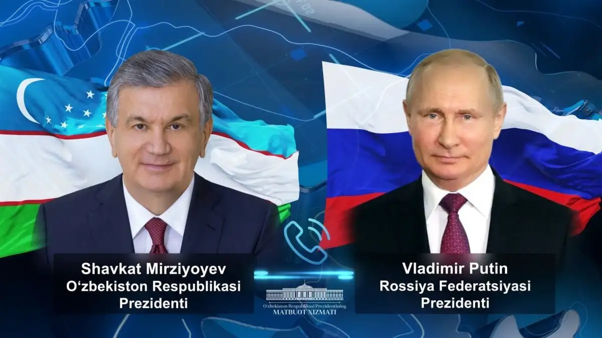 O‘zbekiston va Rossiya Prezidentlari telefon orqali ikki tomonlama va xalqaro ahamiyatga molik dolzarb masalalarni muhokama qildilar
