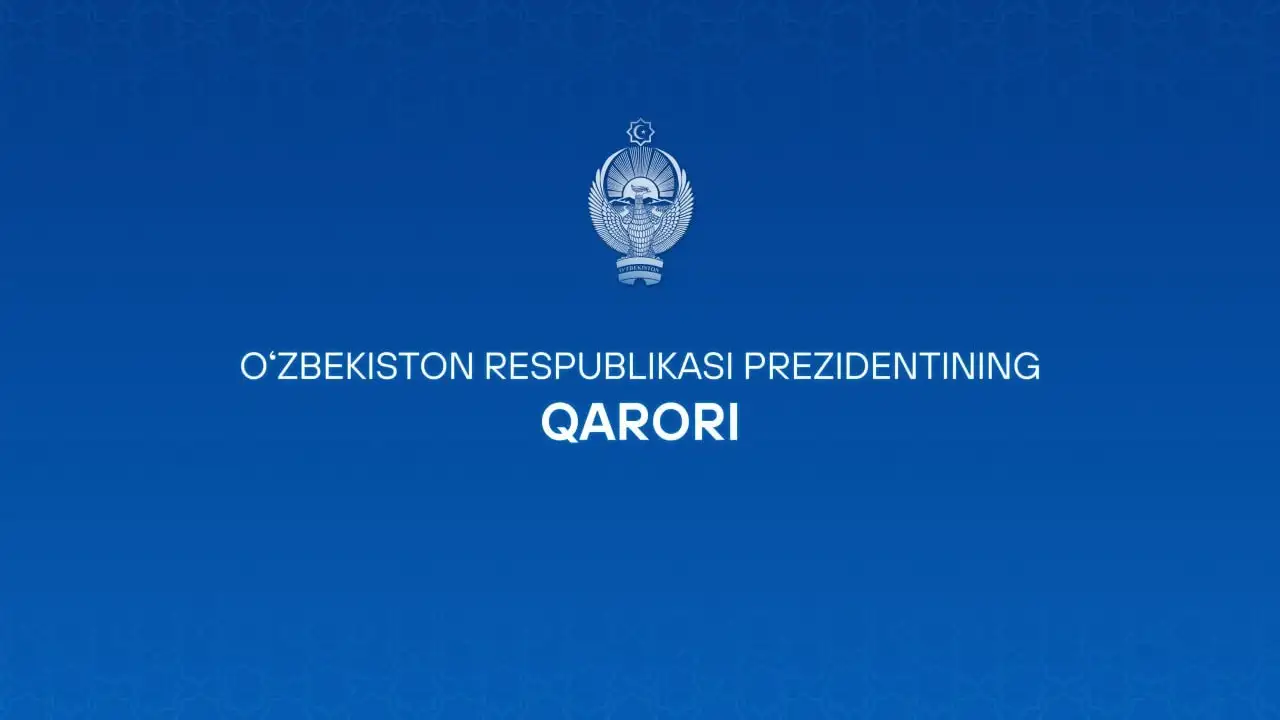 Davlat boshqaruvini raqamli transformatsiya qilish va samaradorligini oshirishga qaratilgan tashkiliy chora-tadbirlar to‘g‘risida